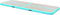 vidaXL - Gymnastiekmat - met - pomp - opblaasbaar - 500x100x10 - cm - PVC - groen