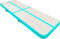 vidaXL - Gymnastiekmat - met - pomp - opblaasbaar - 500x100x15 - cm - PVC - groen