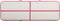 vidaXL - Gymnastiekmat - met - pomp - opblaasbaar - 500x100x20 - cm - PVC - roze
