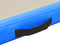 vidaXL - Gymnastiekmat - met - pomp - opblaasbaar - 600x100x10 - cm - PVC - blauw