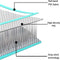 vidaXL - Gymnastiekmat - met - pomp - opblaasbaar - 600x100x10 - cm - PVC - groen