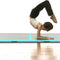 vidaXL - Gymnastiekmat - met - pomp - opblaasbaar - 600x100x10 - cm - PVC - groen