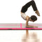 vidaXL - Gymnastiekmat - met - pomp - opblaasbaar - 600x100x10 - cm - PVC - roze