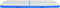 vidaXL - Gymnastiekmat - met - pomp - opblaasbaar - 600x100x15 - cm - PVC - blauw