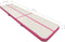 vidaXL - Gymnastiekmat - met - pomp - opblaasbaar - 600x100x15 - cm - PVC - roze