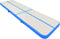 vidaXL - Gymnastiekmat - met - pomp - opblaasbaar - 600x100x15 - cm - PVC - blauw