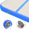 vidaXL - Gymnastiekmat - met - pomp - opblaasbaar - 600x100x20 - cm - PVC - blauw