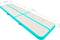 vidaXL - Gymnastiekmat - met - pomp - opblaasbaar - 600x100x20 - cm - PVC - groen