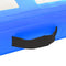 vidaXL - Gymnastiekmat - met - pomp - opblaasbaar - 600x100x20 - cm - PVC - blauw