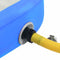 vidaXL - Gymnastiekmat - met - pomp - opblaasbaar - 600x100x20 - cm - PVC - blauw