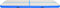 vidaXL - Gymnastiekmat - met - pomp - opblaasbaar - 600x100x20 - cm - PVC - blauw