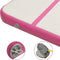 vidaXL - Gymnastiekmat - met - pomp - opblaasbaar - 600x100x20 - cm - PVC - roze