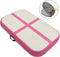 vidaXL - Gymnastiekmat - met - pomp - opblaasbaar - 60x100x10 - cm - PVC - roze