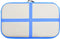 vidaXL - Gymnastiekmat - met - pomp - opblaasbaar - 60x100x10 - cm - PVC - blauw