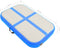 vidaXL - Gymnastiekmat - met - pomp - opblaasbaar - 60x100x10 - cm - PVC - blauw