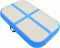 vidaXL - Gymnastiekmat - met - pomp - opblaasbaar - 60x100x10 - cm - PVC - blauw