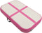 vidaXL - Gymnastiekmat - met - pomp - opblaasbaar - 60x100x10 - cm - PVC - roze