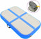 vidaXL Gymnastiekmat met pomp opblaasbaar 60x100x15 cm PVC blauw