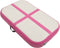 vidaXL - Gymnastiekmat - met - pomp - opblaasbaar - 60x100x20 - cm - PVC - roze