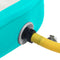 vidaXL - Gymnastiekmat - met - pomp - opblaasbaar - 60x100x20 - cm - PVC - groen