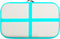 vidaXL - Gymnastiekmat - met - pomp - opblaasbaar - 60x100x20 - cm - PVC - groen