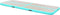 vidaXL - Gymnastiekmat - met - pomp - opblaasbaar - 700x100x10 - cm - PVC - groen