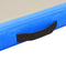 vidaXL - Gymnastiekmat - met - pomp - opblaasbaar - 700x100x10 - cm - PVC - blauw