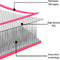 vidaXL - Gymnastiekmat - met - pomp - opblaasbaar - 700x100x15 - cm - PVC - roze