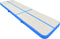 vidaXL - Gymnastiekmat - met - pomp - opblaasbaar - 700x100x15 - cm - PVC - blauw