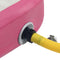 vidaXL - Gymnastiekmat - met - pomp - opblaasbaar - 700x100x15 - cm - PVC - roze