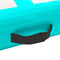 vidaXL - Gymnastiekmat - met - pomp - opblaasbaar - 700x100x20 - cm - PVC - groen