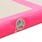 vidaXL - Gymnastiekmat - met - pomp - opblaasbaar - 800x100x10 - cm - PVC - roze