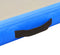 vidaXL - Gymnastiekmat - met - pomp - opblaasbaar - 800x100x10 - cm - PVC - blauw