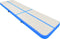 vidaXL - Gymnastiekmat - met - pomp - opblaasbaar - 800x100x15 - cm - PVC - blauw