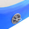 vidaXL - Gymnastiekmat - met - pomp - opblaasbaar - 800x100x15 - cm - PVC - blauw