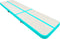 vidaXL - Gymnastiekmat - met - pomp - opblaasbaar - 800x100x15 - cm - PVC - groen