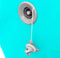 vidaXL - Gymnastiekrol - met - pomp - opblaasbaar - 100x60 - cm - PVC - groen
