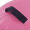 vidaXL - Gymnastiekrol - met - pomp - opblaasbaar - 120x75 - cm - PVC - roze