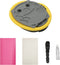 vidaXL - Gymnastiekrol - met - pomp - opblaasbaar - 120x75 - cm - PVC - roze