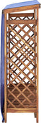 vidaXL - Haardhoutopslag - 105x38x115 - cm - massief - acaciahout
