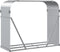vidaXL - Haardhoutopslag - 120x45x100 - cm - gegalvaniseerd - staal - zilverkleur