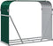 vidaXL - Haardhoutopslag - 120x45x100 - cm - gegalvaniseerd - staal - groen