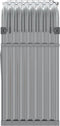 vidaXL - Haardhoutopslag - 120x45x100 - cm - gegalvaniseerd - staal - lichtgrijs