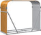 vidaXL - Haardhoutopslag - 120x45x100 - cm - gegalvaniseerd - staal - lichtbruin