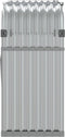 vidaXL - Haardhoutopslag - 120x45x100 - cm - gegalvaniseerd - staal - zilverkleur