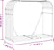 vidaXL - Haardhoutopslag - 120x45x100 - cm - gegalvaniseerd - staal - lichtgrijs