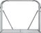 vidaXL - Haardhoutopslag - 120x45x100 - cm - gegalvaniseerd - staal - zilverkleur