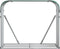 vidaXL - Haardhoutopslag - 120x45x100 - cm - gegalvaniseerd - staal - groen
