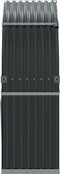 vidaXL - Haardhoutopslag - 120x45x140 - cm - gegalvaniseerd - staal - antraciet