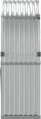 vidaXL - Haardhoutopslag - 120x45x140 - cm - gegalvaniseerd - staal - zilverkleur